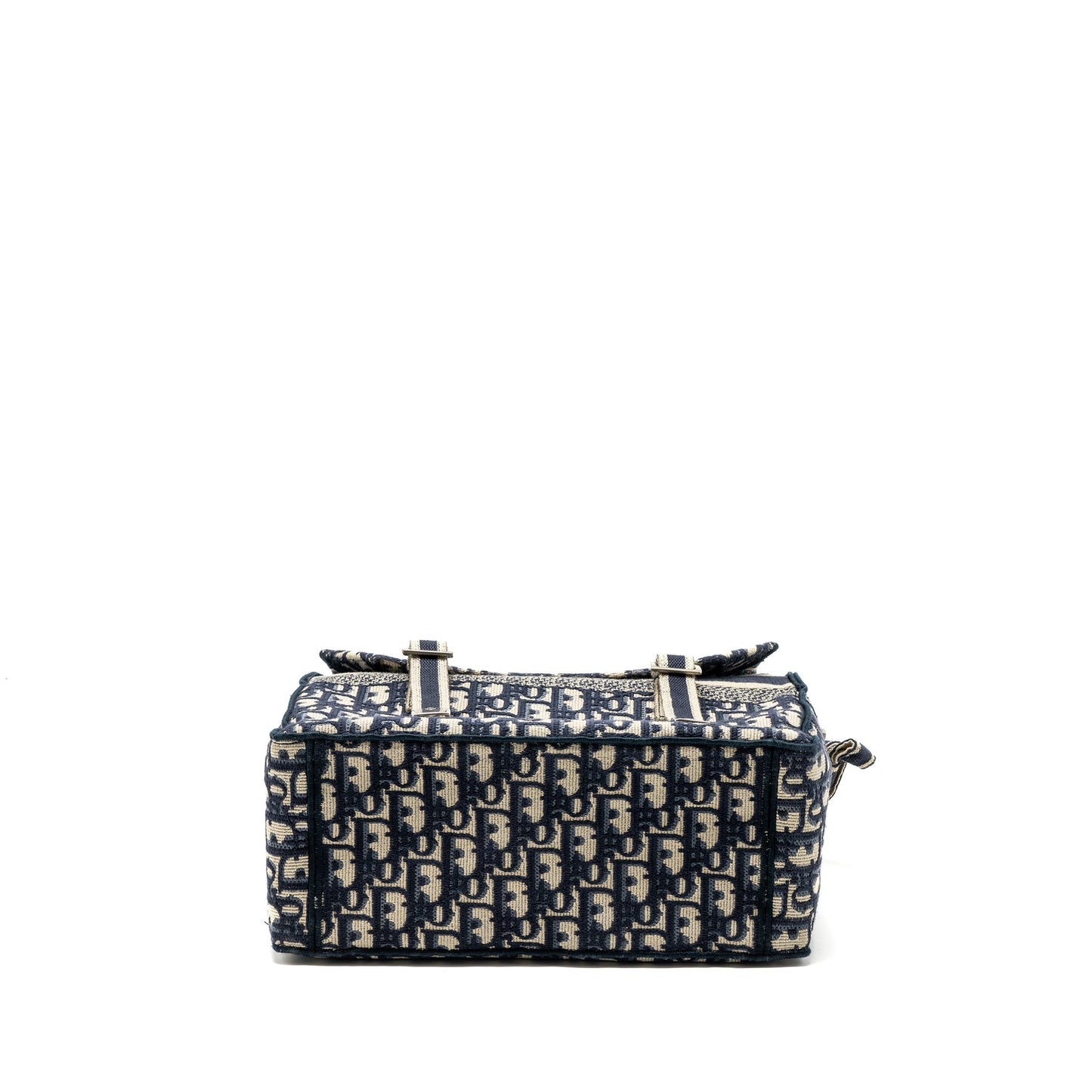 Dior diorcamp messenger Purse blue oblique embroidery