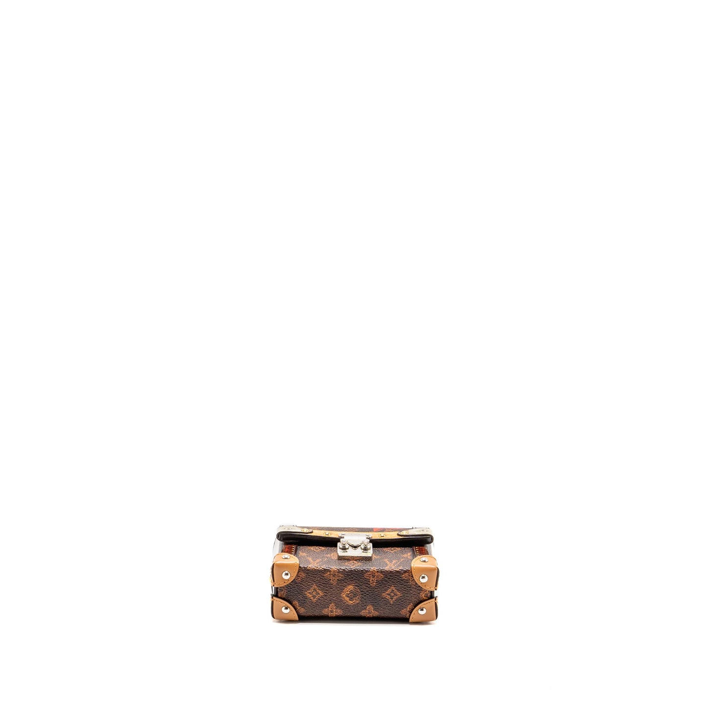 Louis Vuitton Essential Trunk Mini Purse/Purse Charm Monogram Canvas Multicolour Hardware