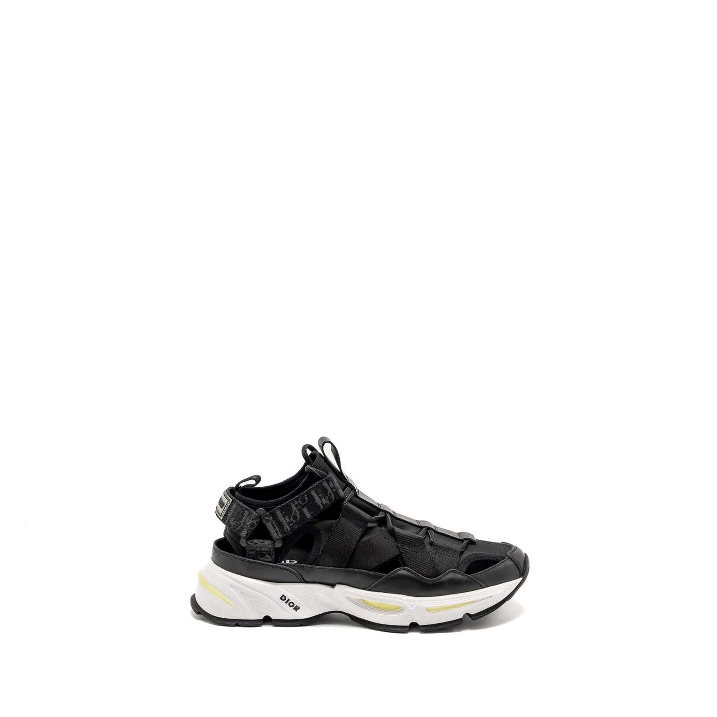 Dior Size 42 Sneaker Neoprene/Leather Black/White