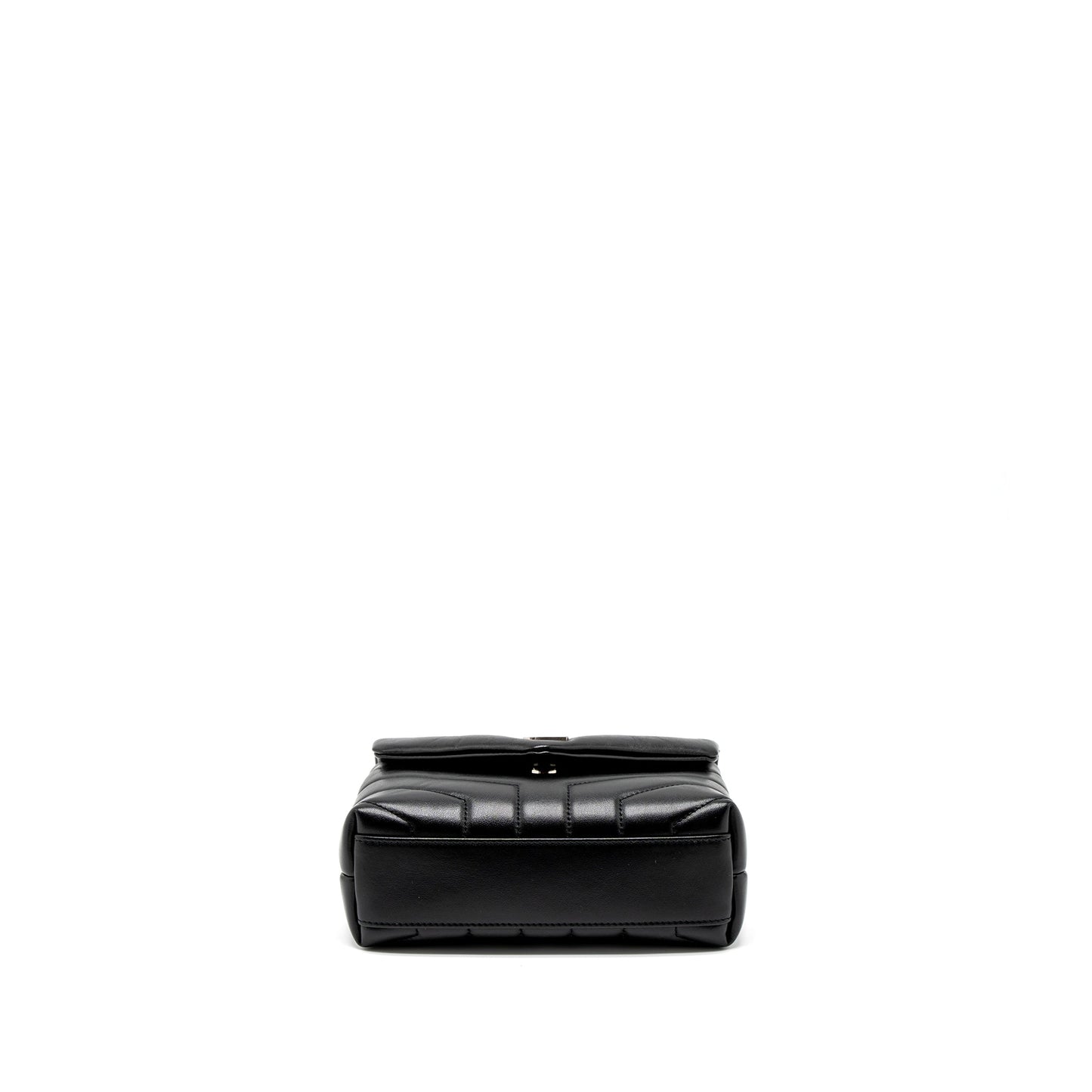 Saint Laurent LouLou Toy Strap Purse Calfskin Black