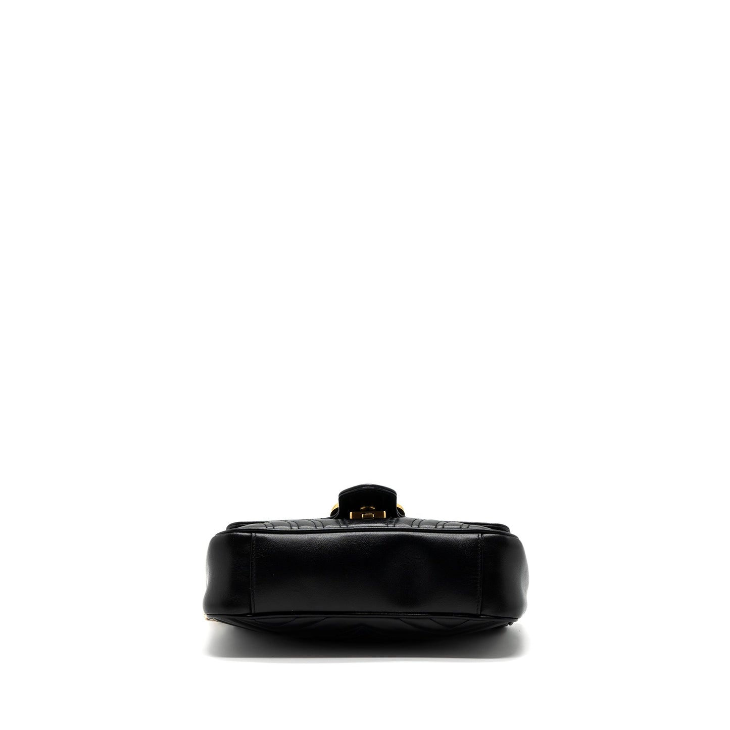 Gucci Mini Marmont Purse Calfskin Black Brushed