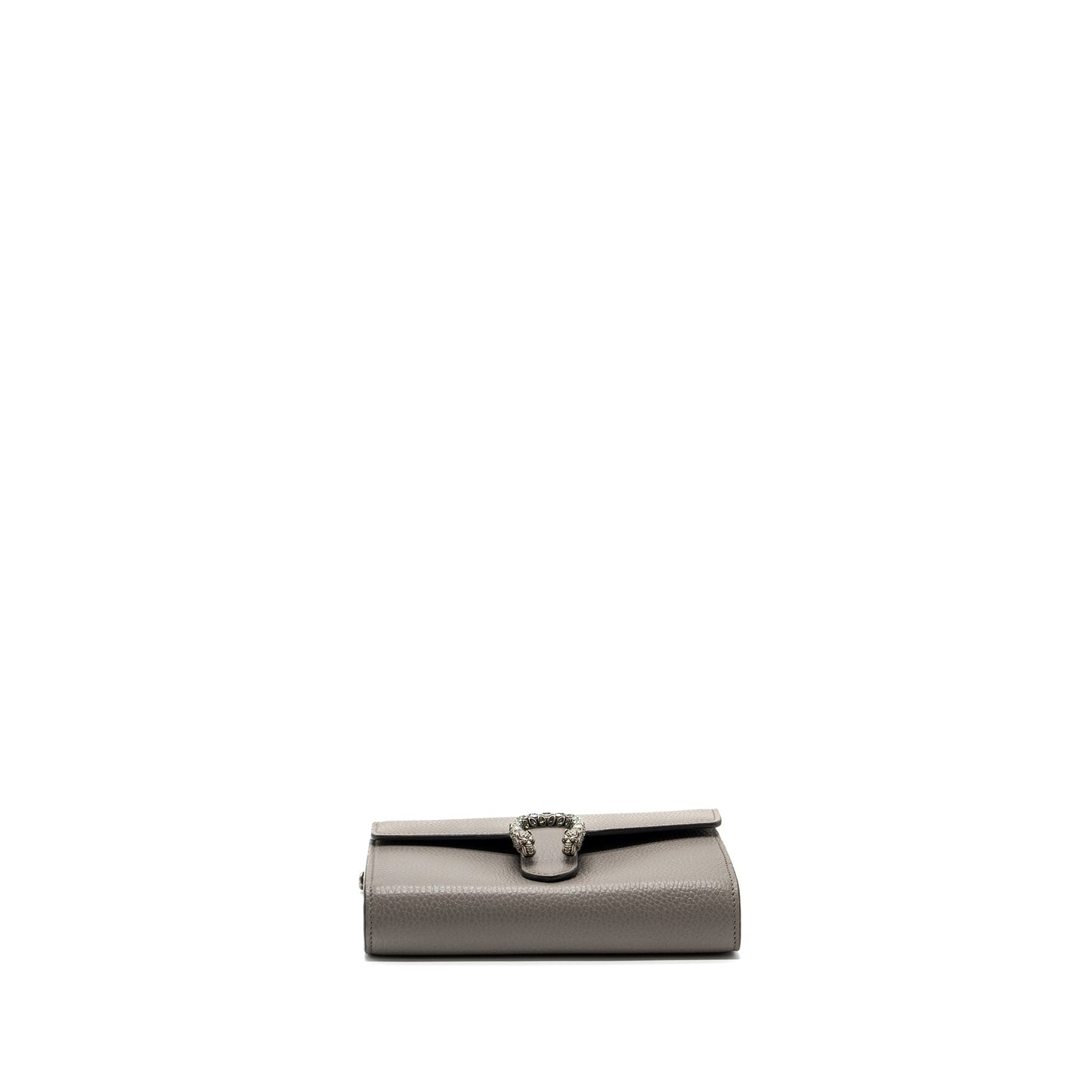 Gucci Dionysus Leather Mini Chain Purse calfskin grey