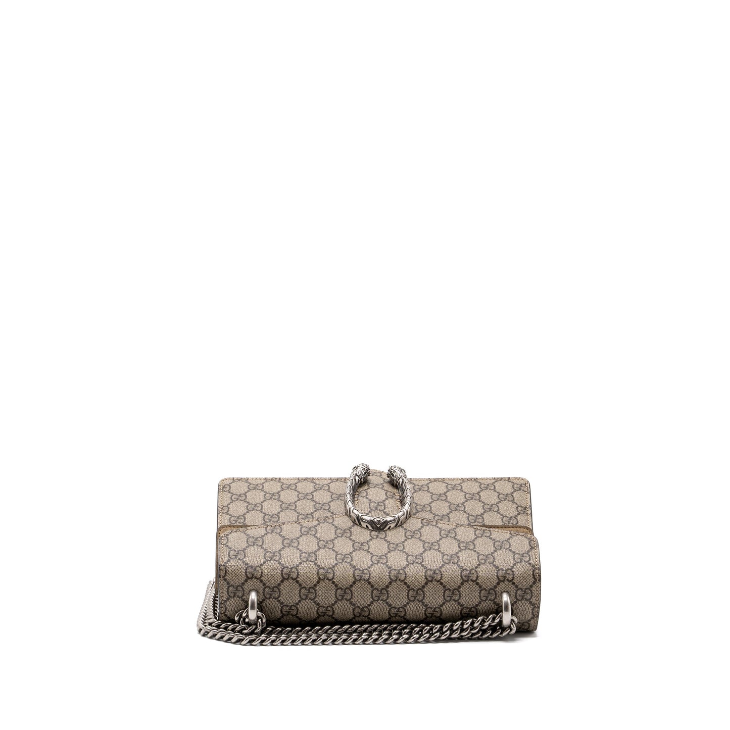 Gucci Dionysus small Supreme canvas/taupe suede Beige