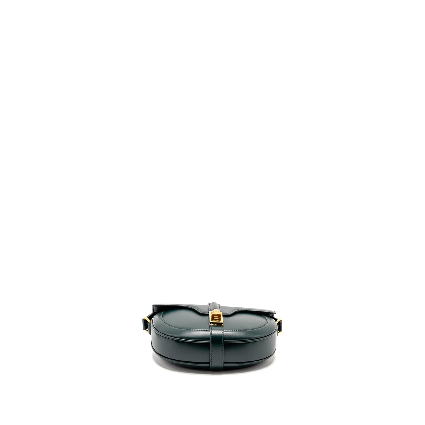Celine Small Besace Purse Calfskin Dark Green