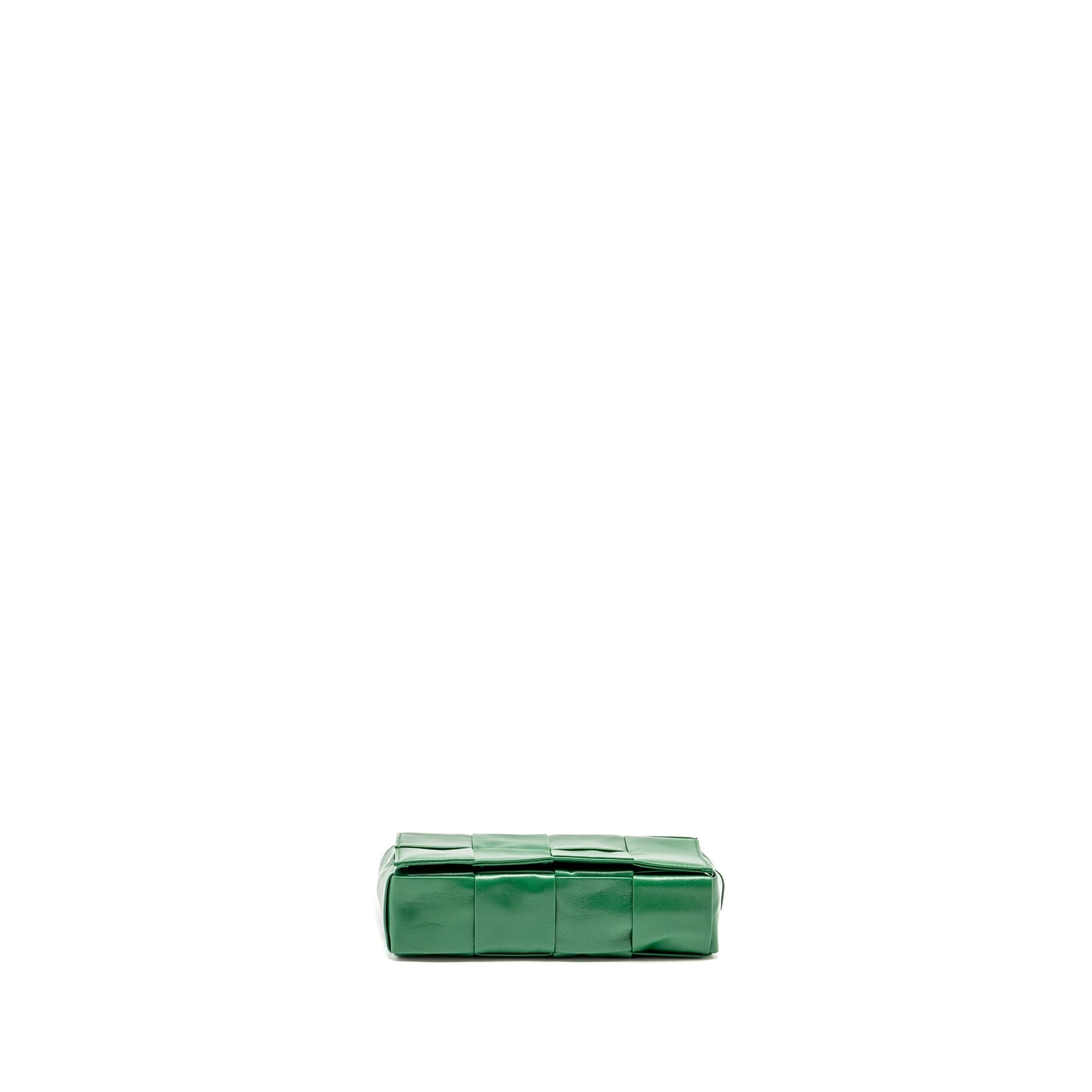 Bottega Veneta Cassette Belt Purse Calfskin Green