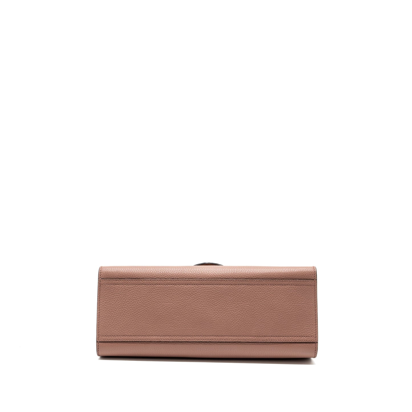 Gucci Top Handle Flap Purse Calfskin Dark Pink