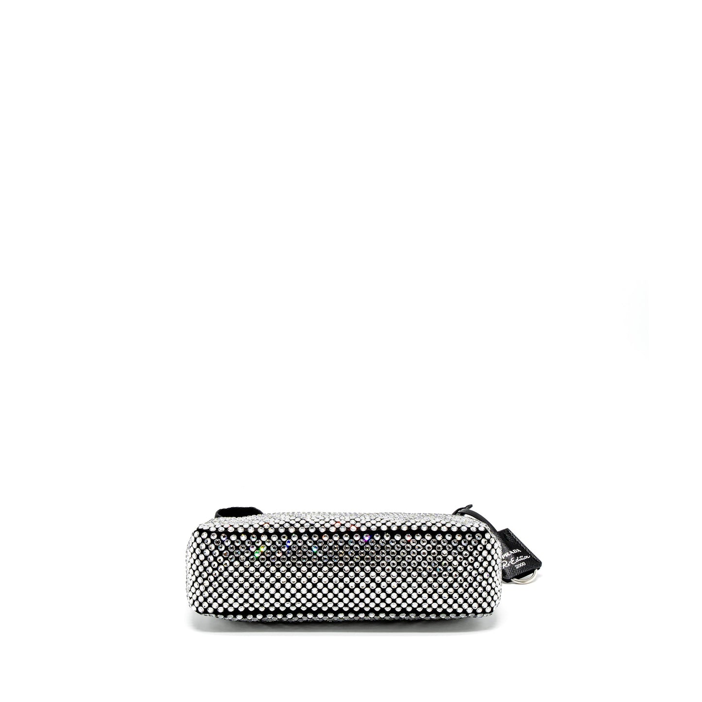 Prada Re-Edition 2000 Mini-Purse Satin/Crystal Black