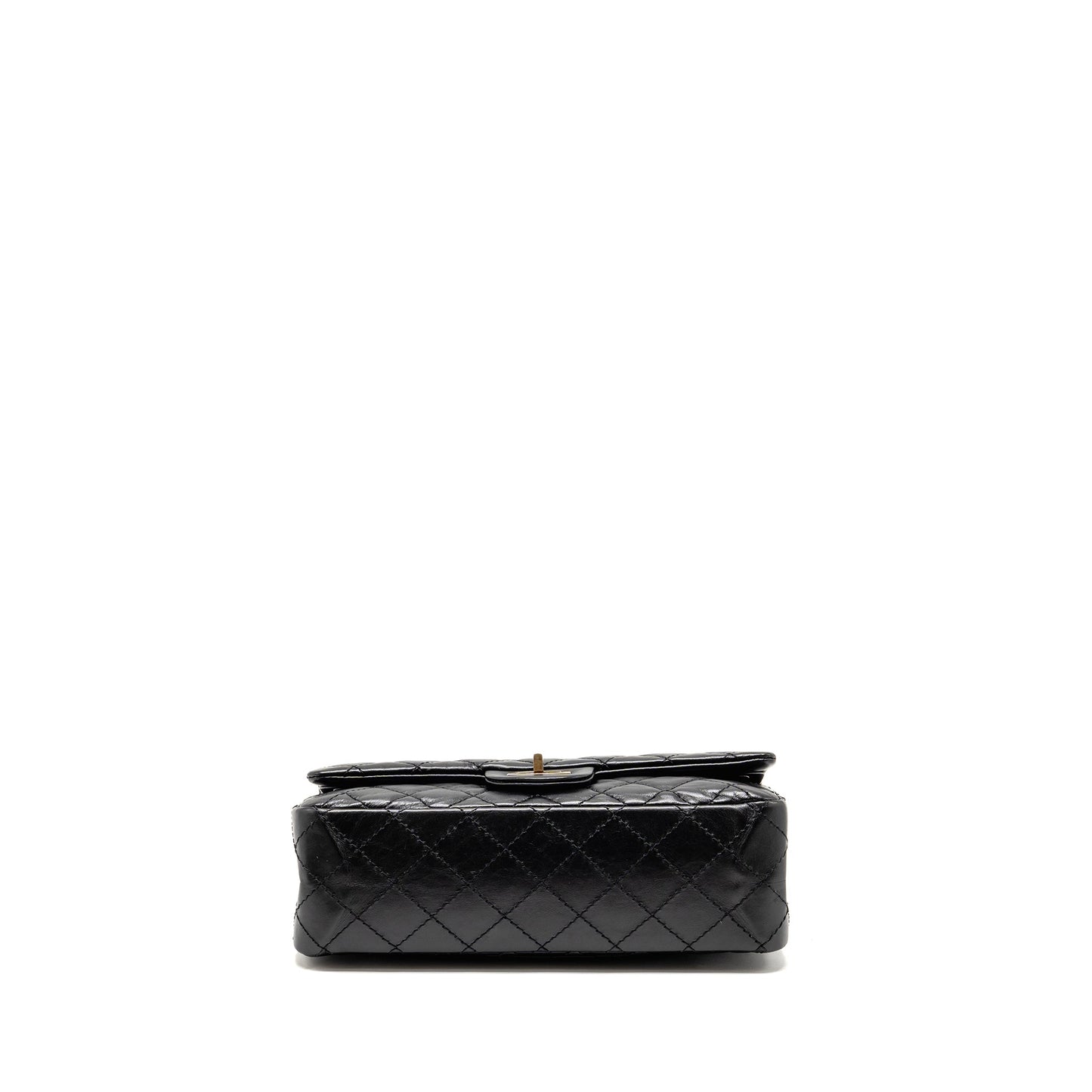 CHANEL Small 2.55 Reissue Flap Bag Aged Calfskin Black GHW