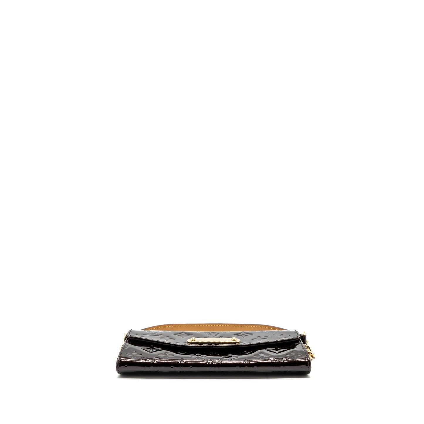 Louis Vuitton vintage sunset boulevard clutch monogram/patent Red