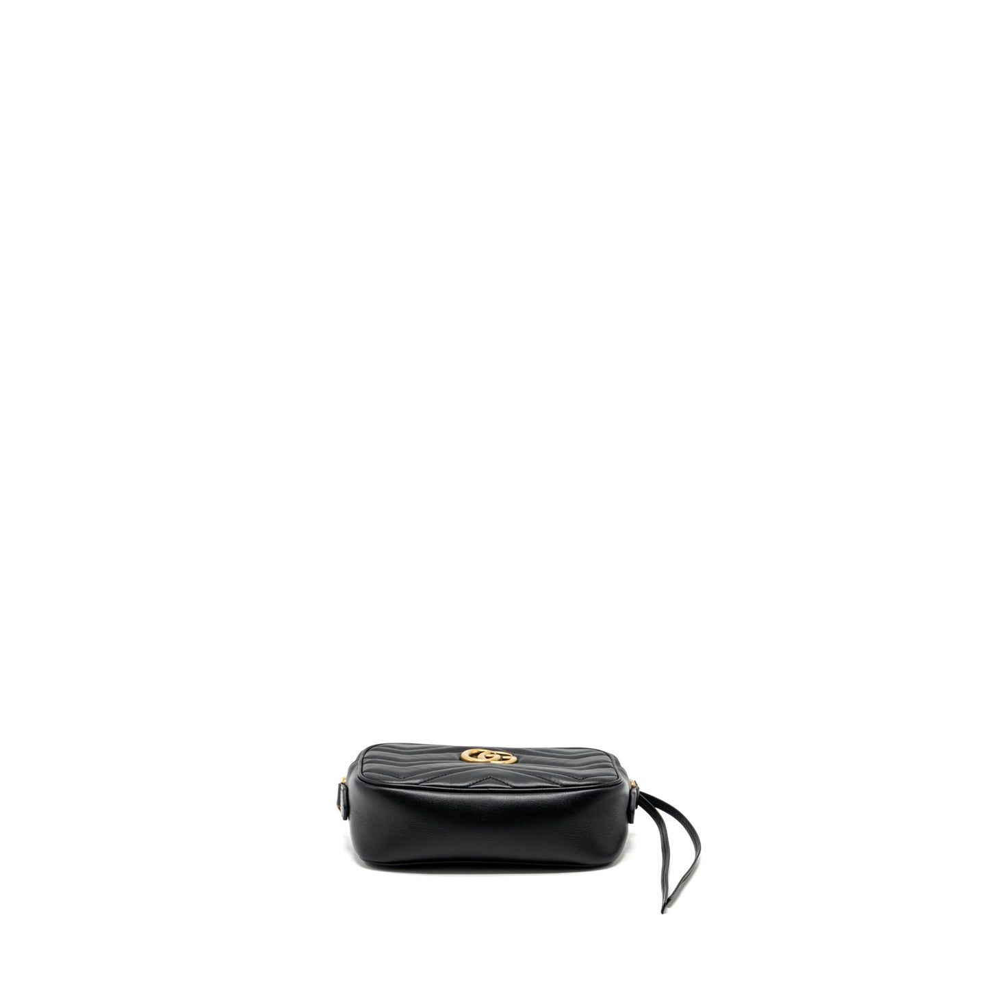 Gucci Marmont Matelasse Mini Camera Purse calfskin black