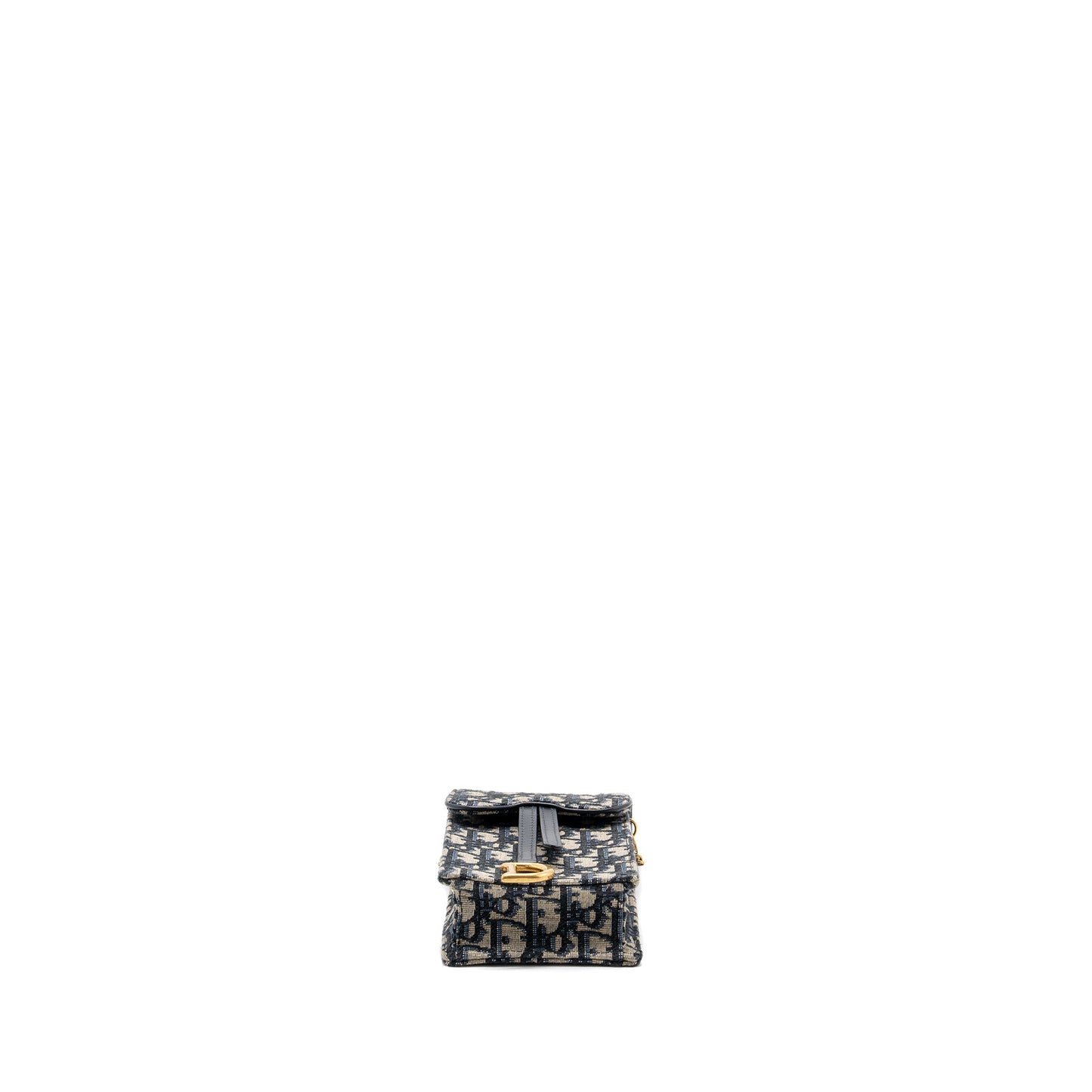 Dior Saddle Phone Pouch Dior Oblique Jacquard Blue