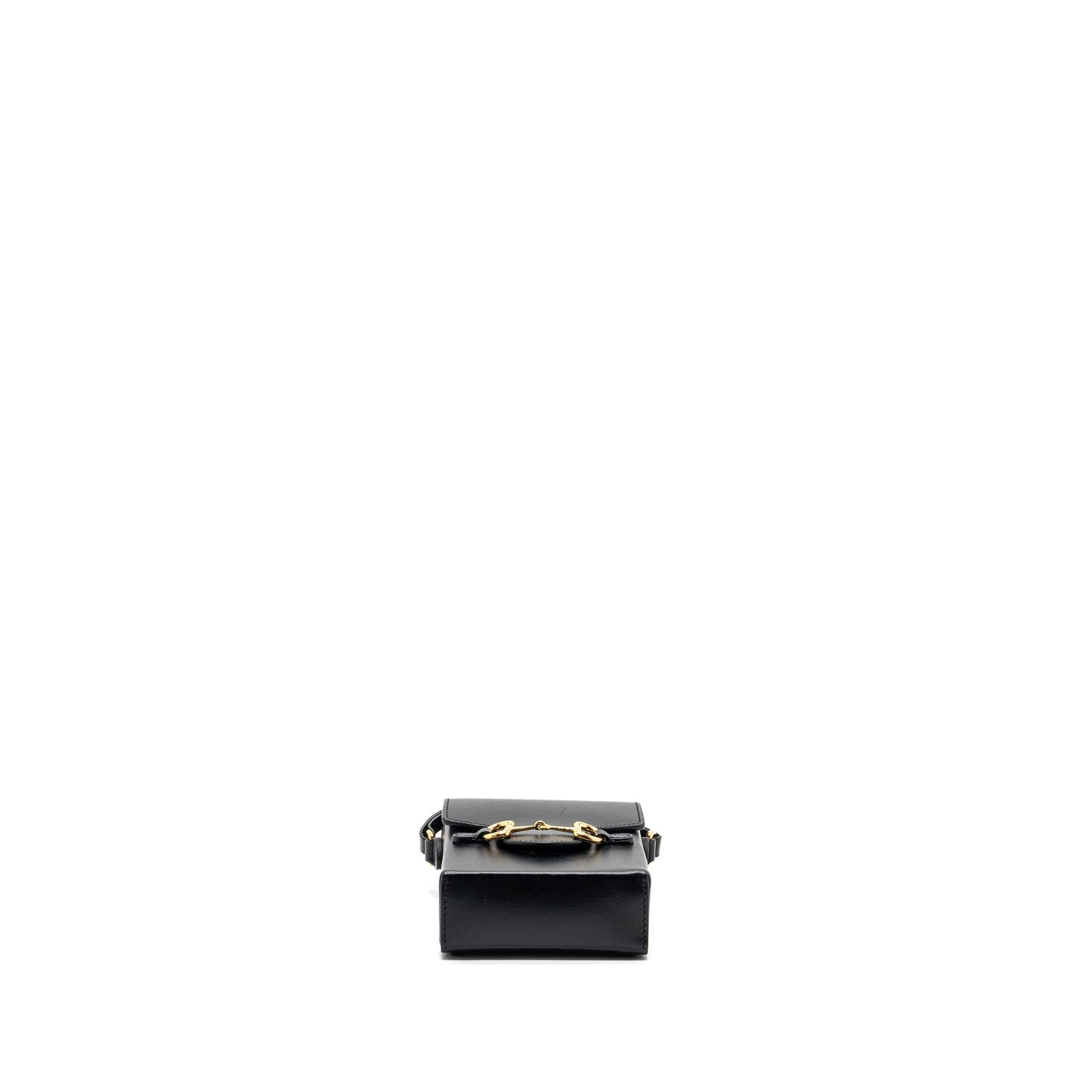 Gucci 1955 Horsebit 1955 Crossbody Purse Calfskin Black