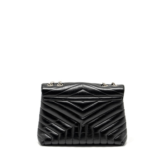 Saint Laurent / Medium Lou Lou Purse Calfskin Black Ruthenium Hardware