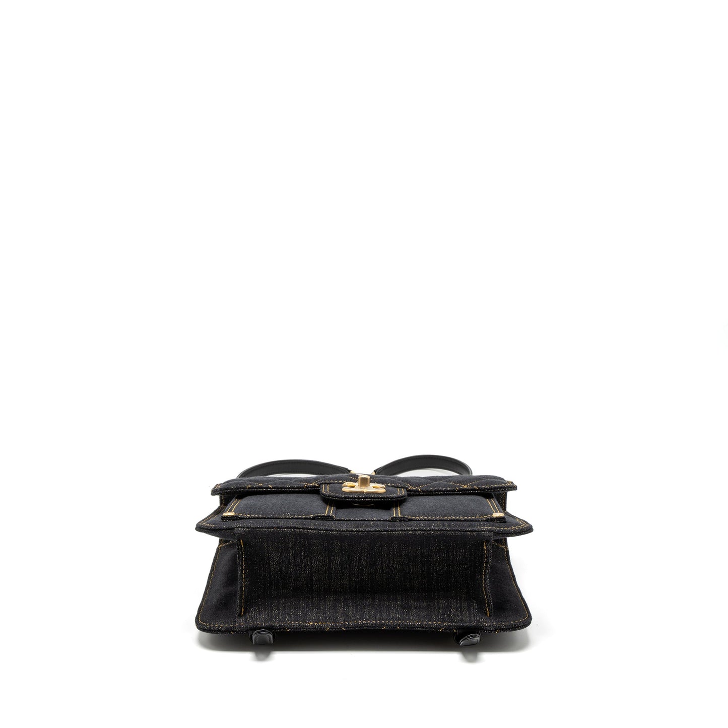 Chanel 23S Flap Backpack Denim Dark Blue Brushed GHW (Microchip)