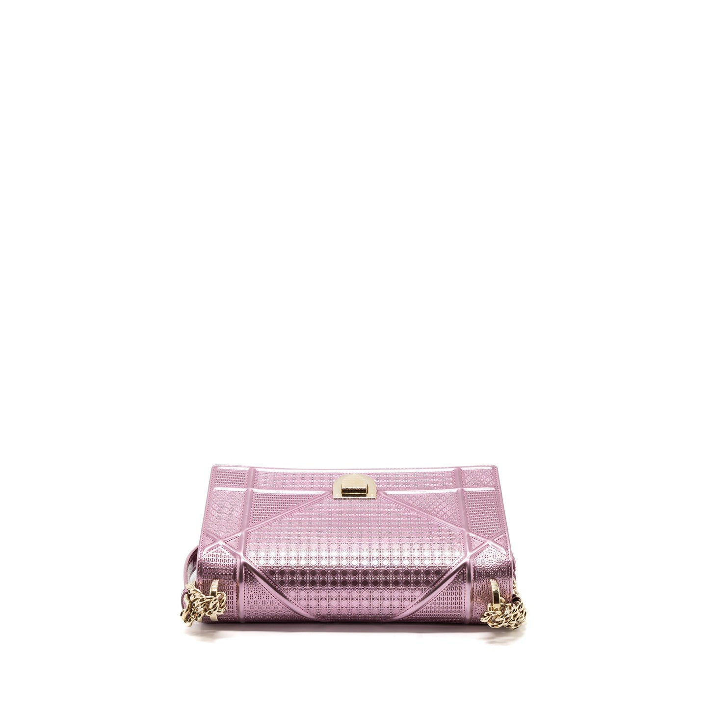 Dior Diorama Purse Metallic Pink
