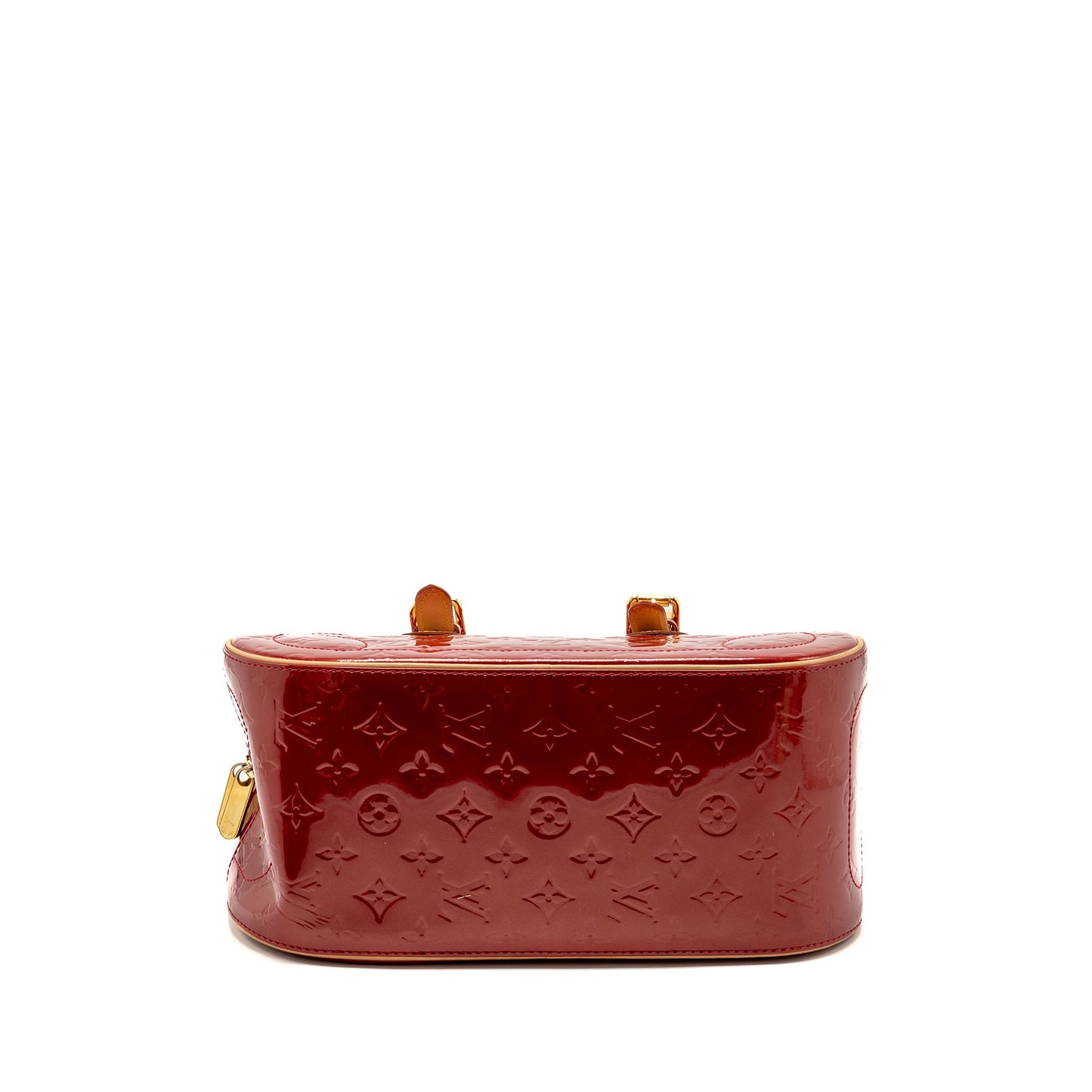 Louis Vuitton Trouville patent leather red