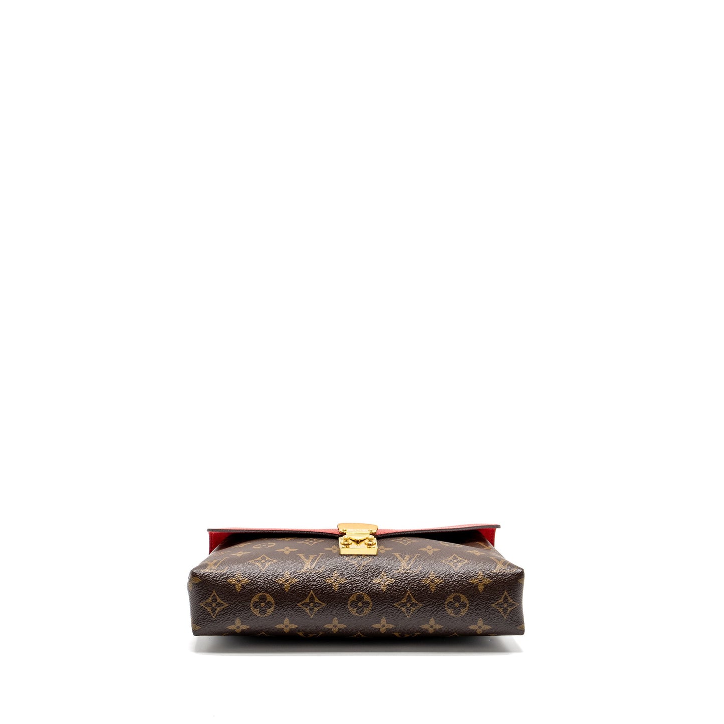 Louis Vuitton Pallas Chain Purse Monogram Canvas/Leather Red
