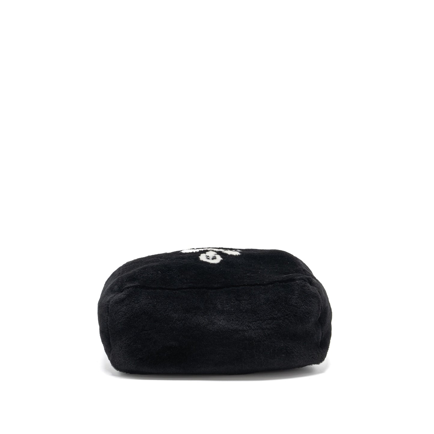 Prada Medium Tote Purse Shearling Black