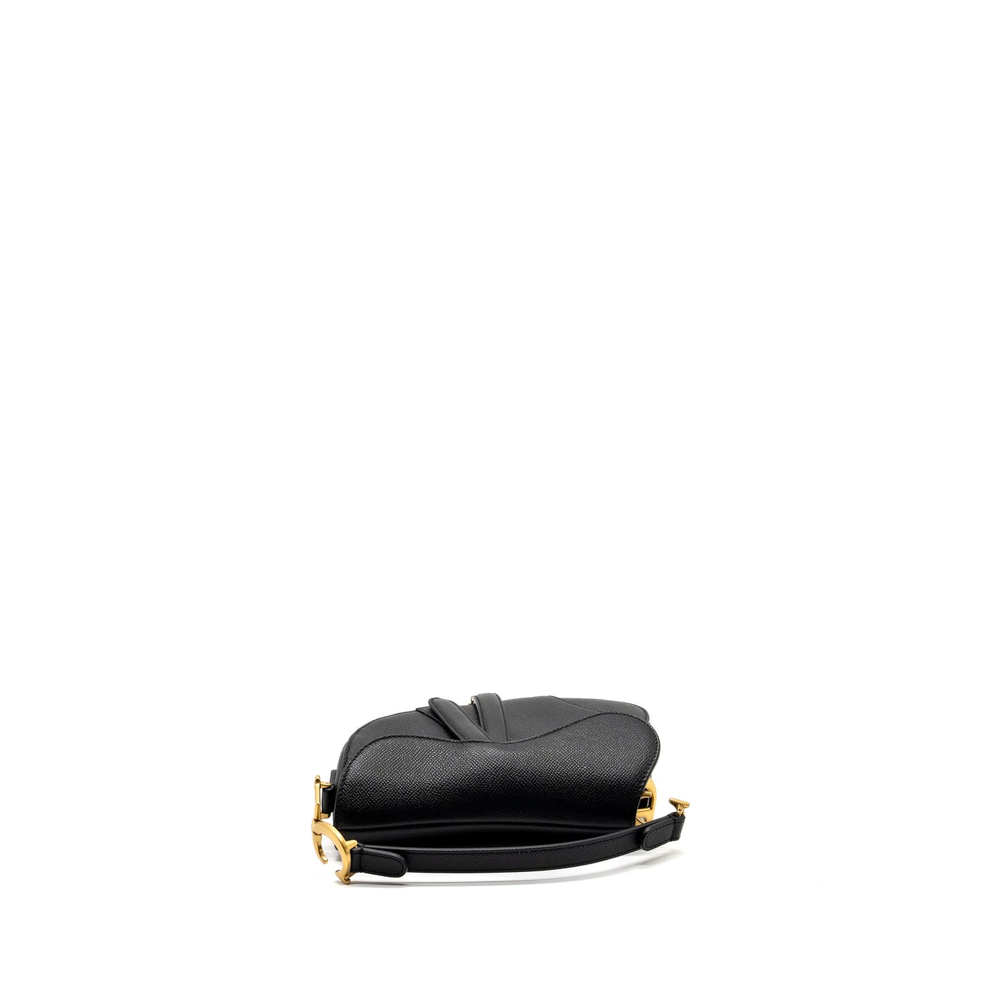 Dior Mini Saddle Purse Calfskin Black