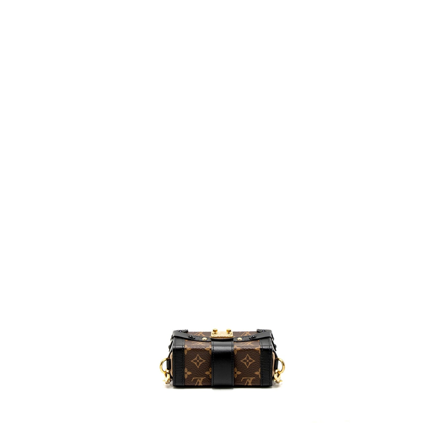 Louis Vuitton Petite Malle Necklace/Mini Chain Purse Monogram Canvas
