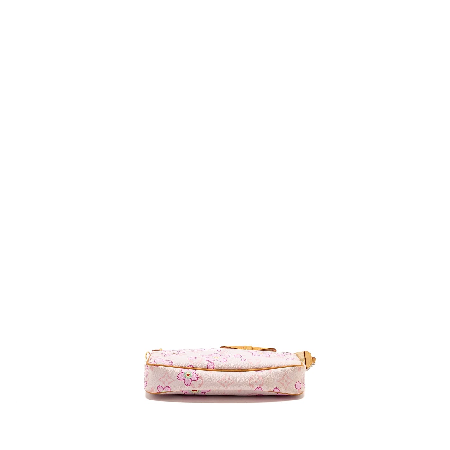 Louis Vuitton pochette accessories Murakami cherry blossom Pink