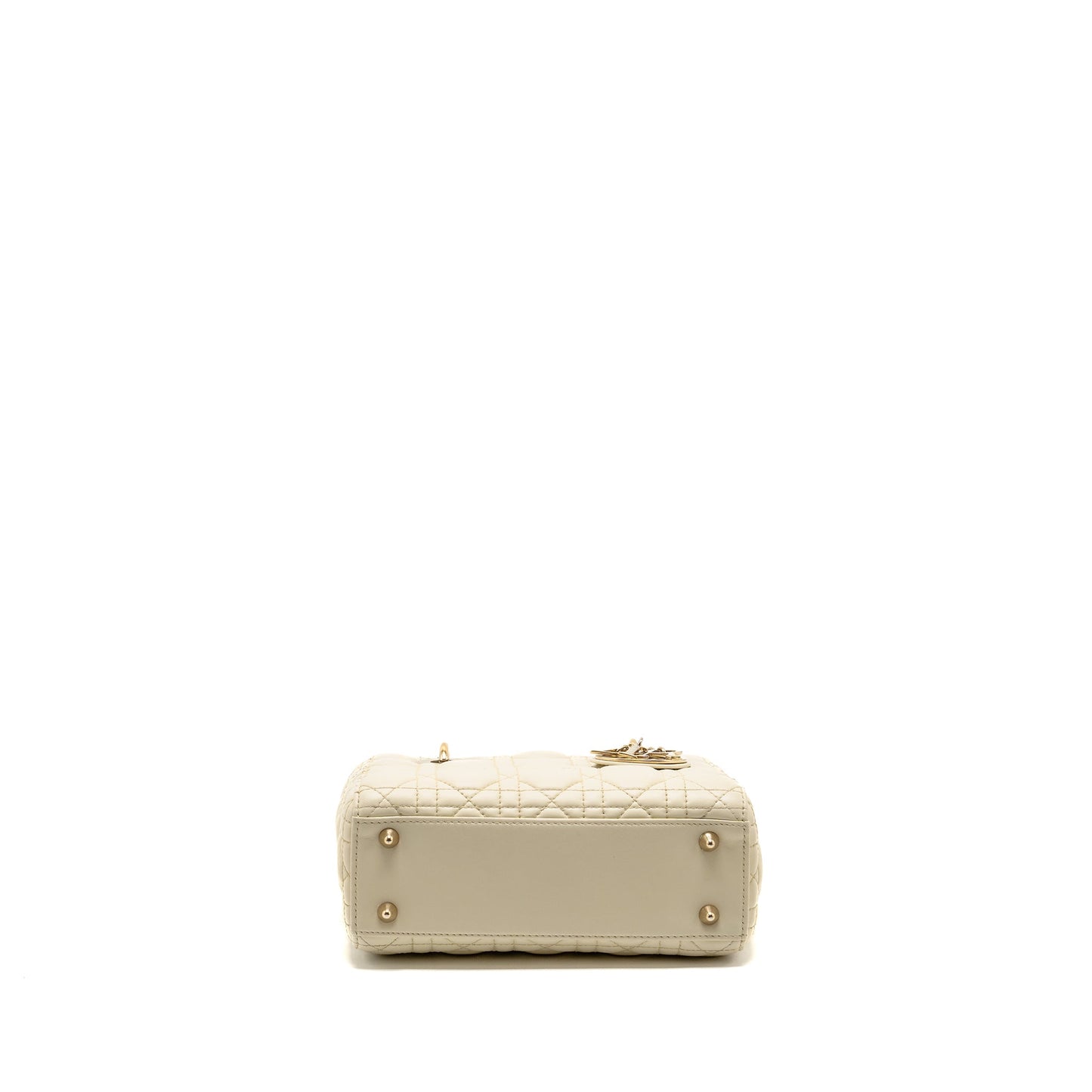 Dior Small Lady Dior Lambskin White