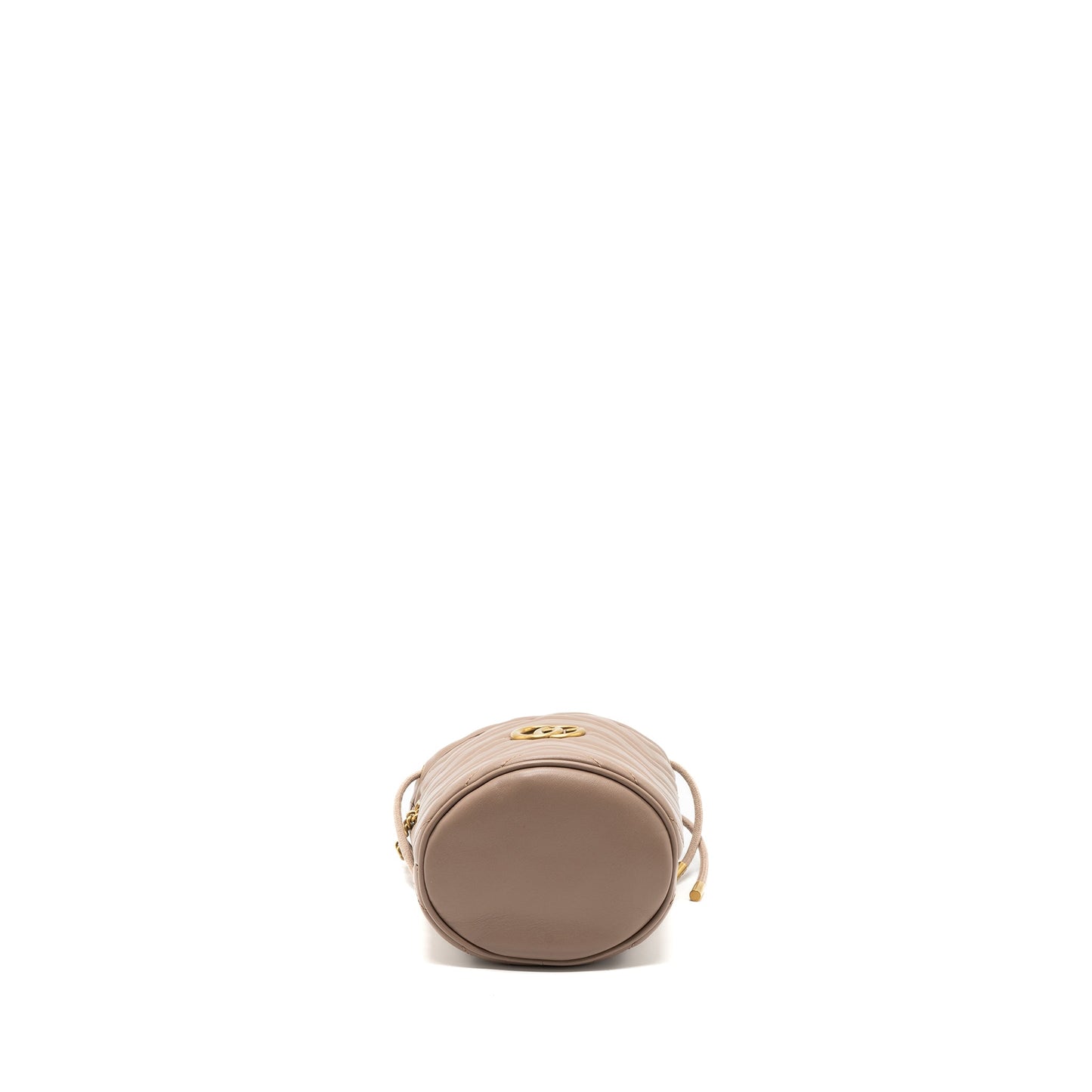 Gucci Marmont Mini Bucket Purse Beige