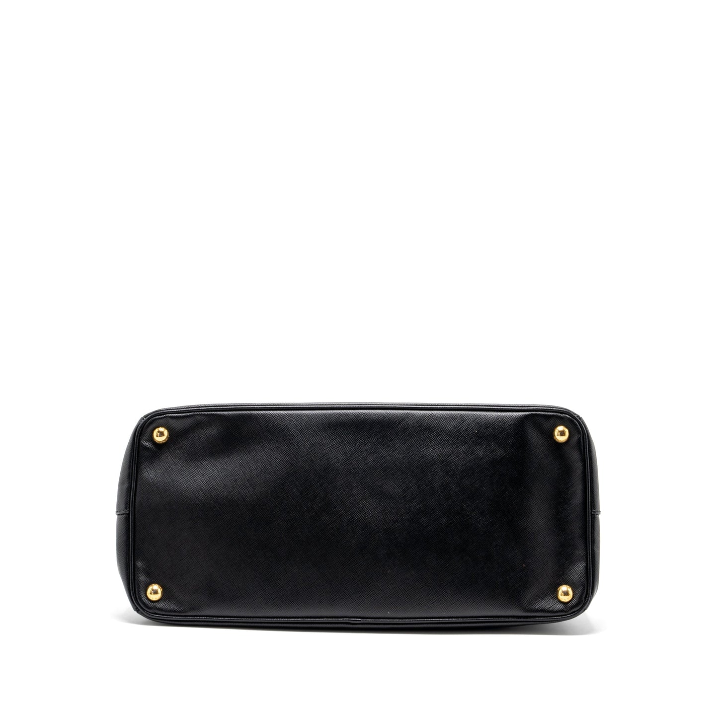 Prada Saffiano Tote Purse Calfskin Black