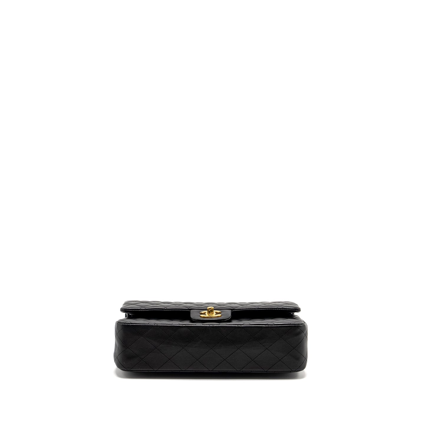 Chanel Medium Classic Double Flap Bag Lambskin Black GHW