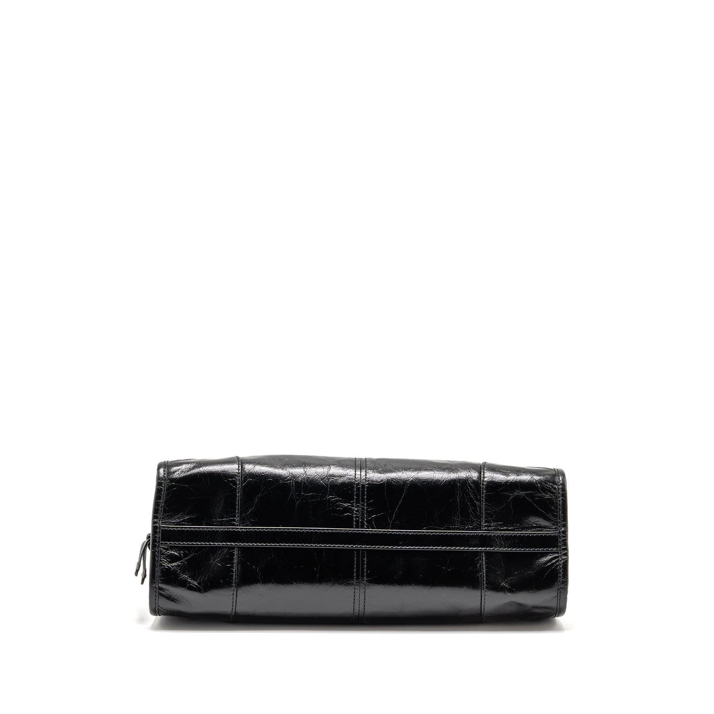 Prada Bonnie Medium Leather Handbag Calfskin black