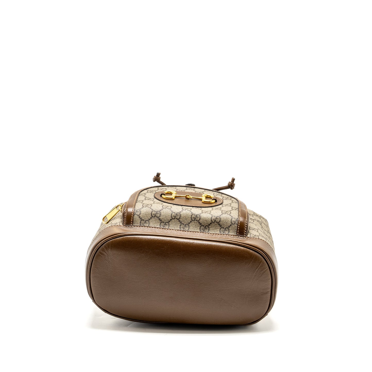 Gucci 1955 Horsebit backpack supreme canvas / calfskin brown
