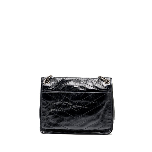 Saint Laurent/ Medium Niki Calfskin Black