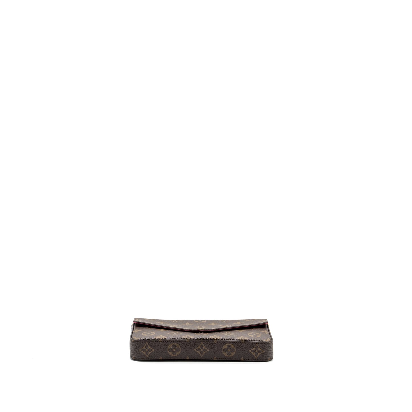 Louis Vuitton Felicie pochette monogram canvas / red