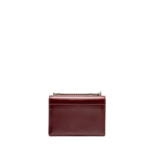 Saint Laurent/ Sunset Purse Calfskin Burgundy