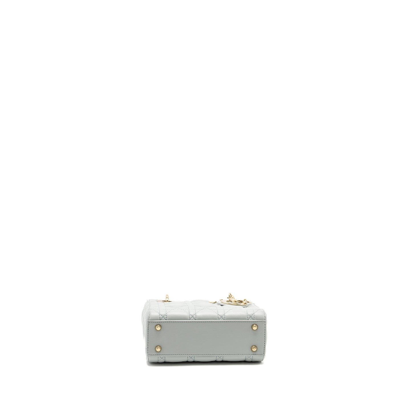 Dior Mini Lady Dior Lambskin Light Blue