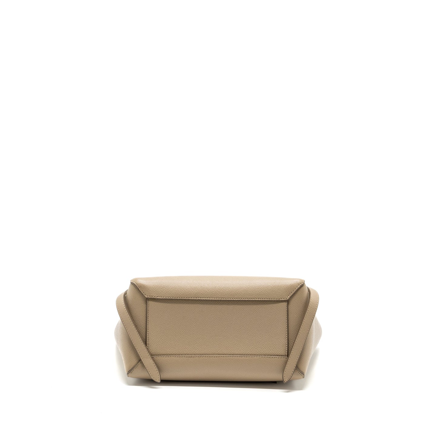 Celine Micro Belt Purse Grained Calfskin Beige