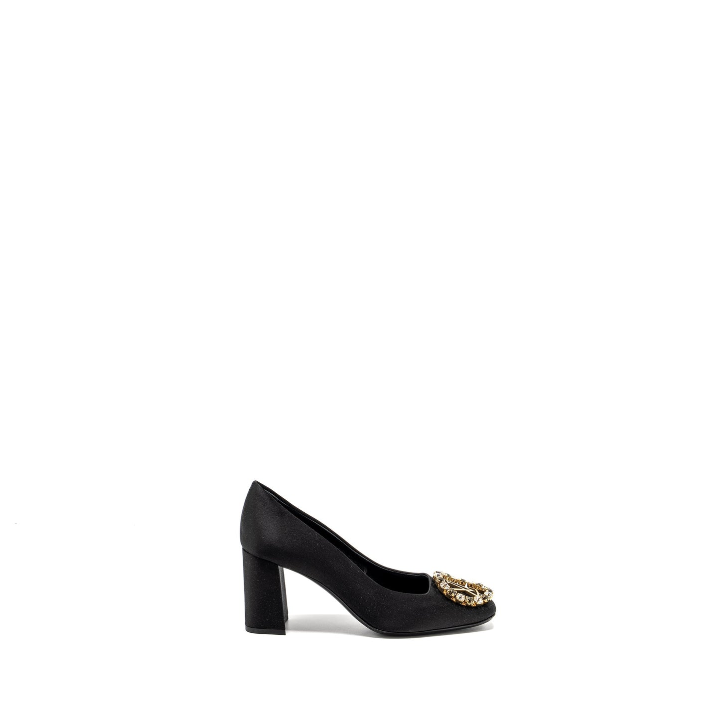 Louis Vuitton Size 36.5 Madeleine Heels Stain Black