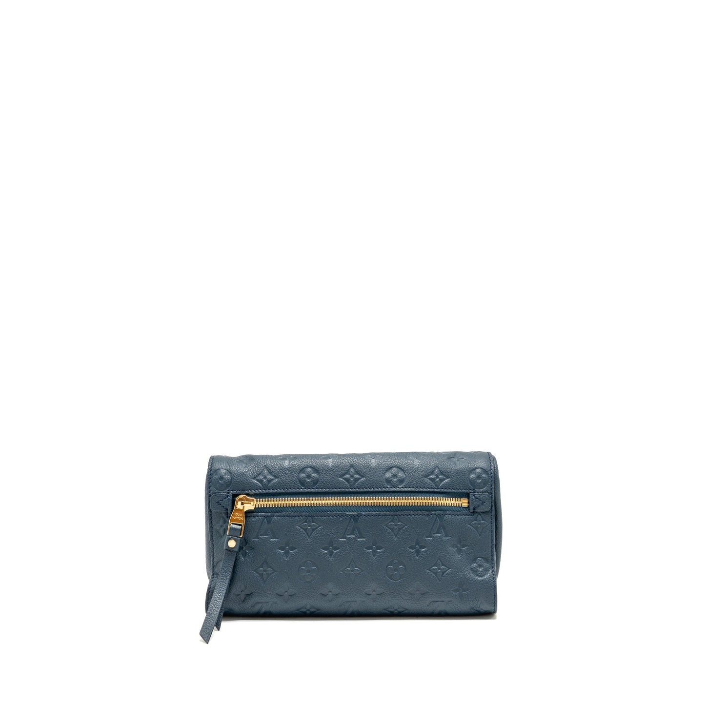 Louis Vuitton Petillante Clutch Monogram Empreinte Leather Dark Blue