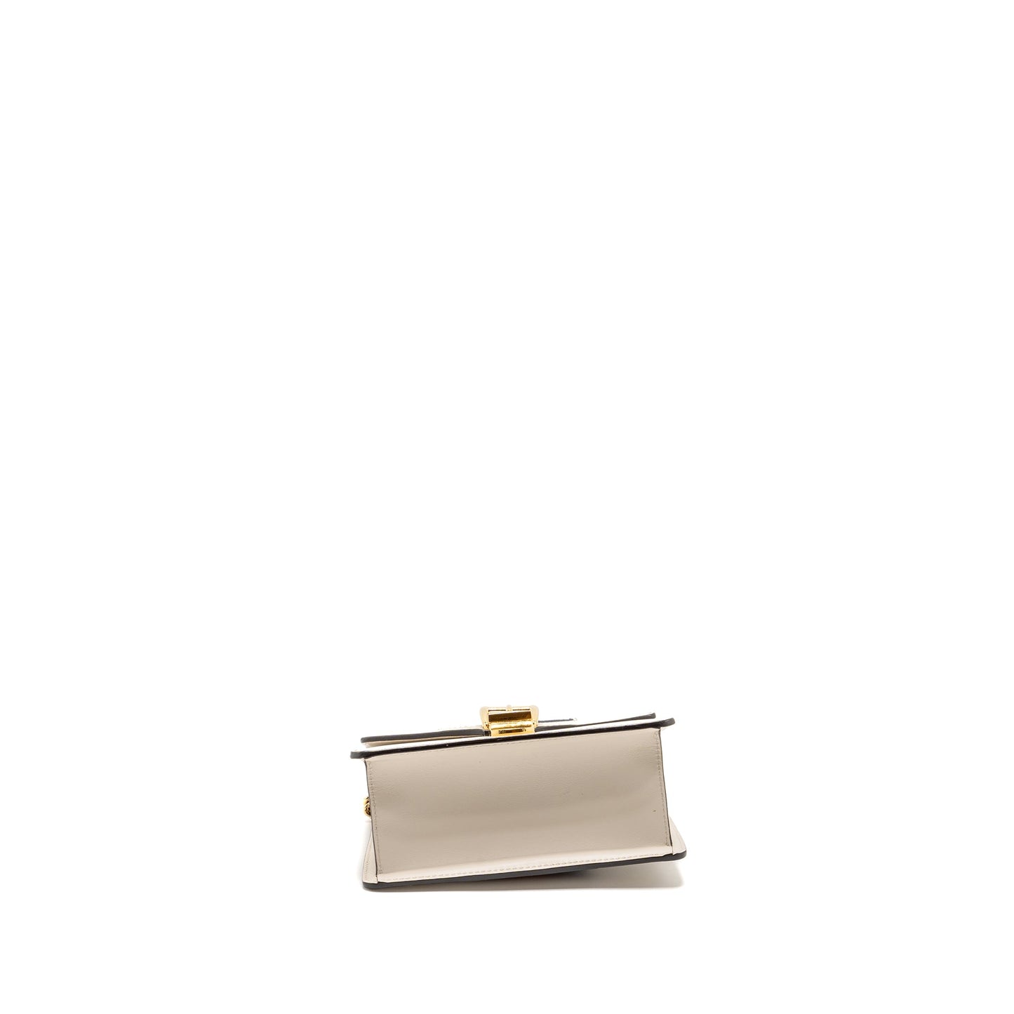Gucci Mini Sylvie Chain Purse Calfskin White/Multicolour
