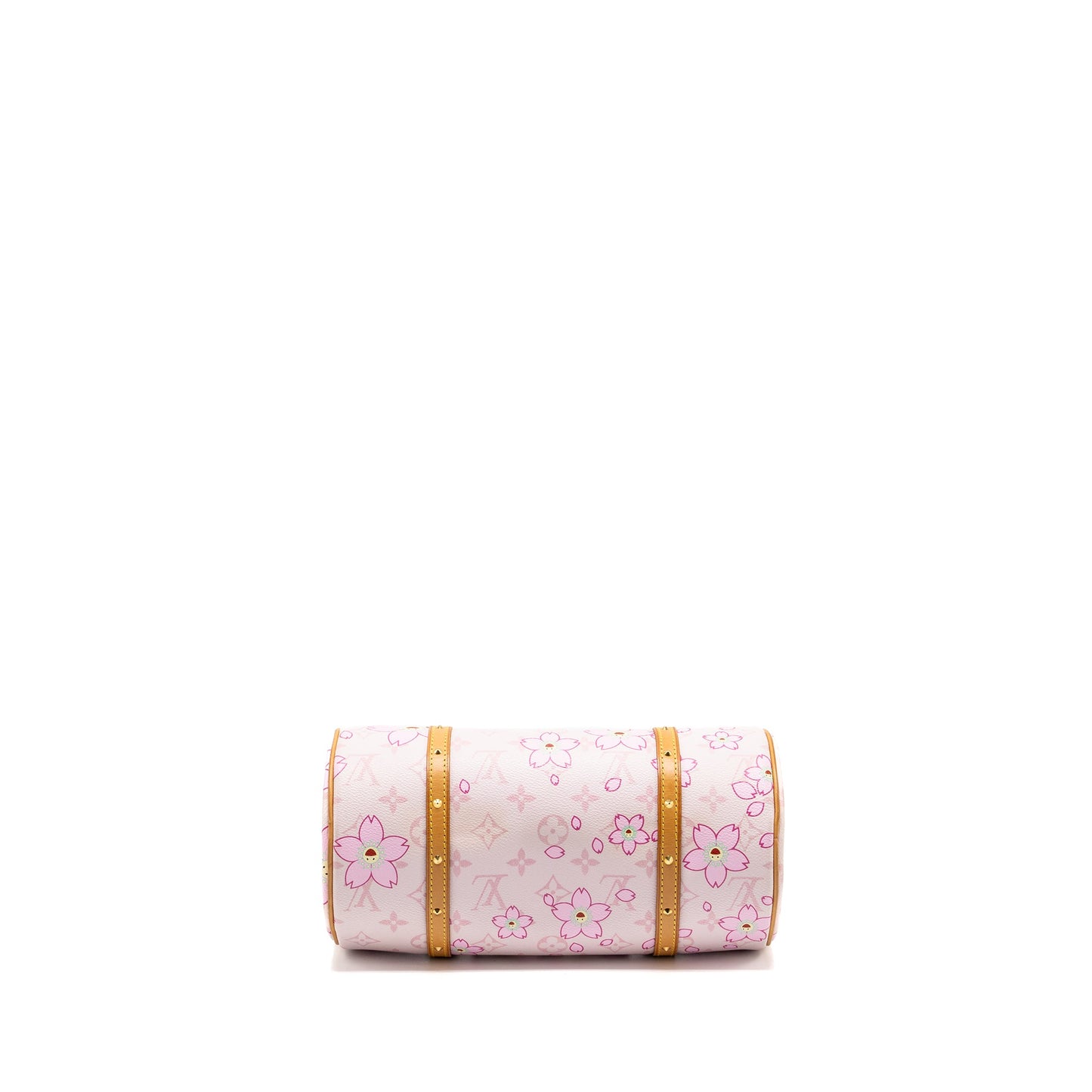 Louis Vuitton Limited Edition Cherry Blossom Papillon Purse Monogram Canvas Pink