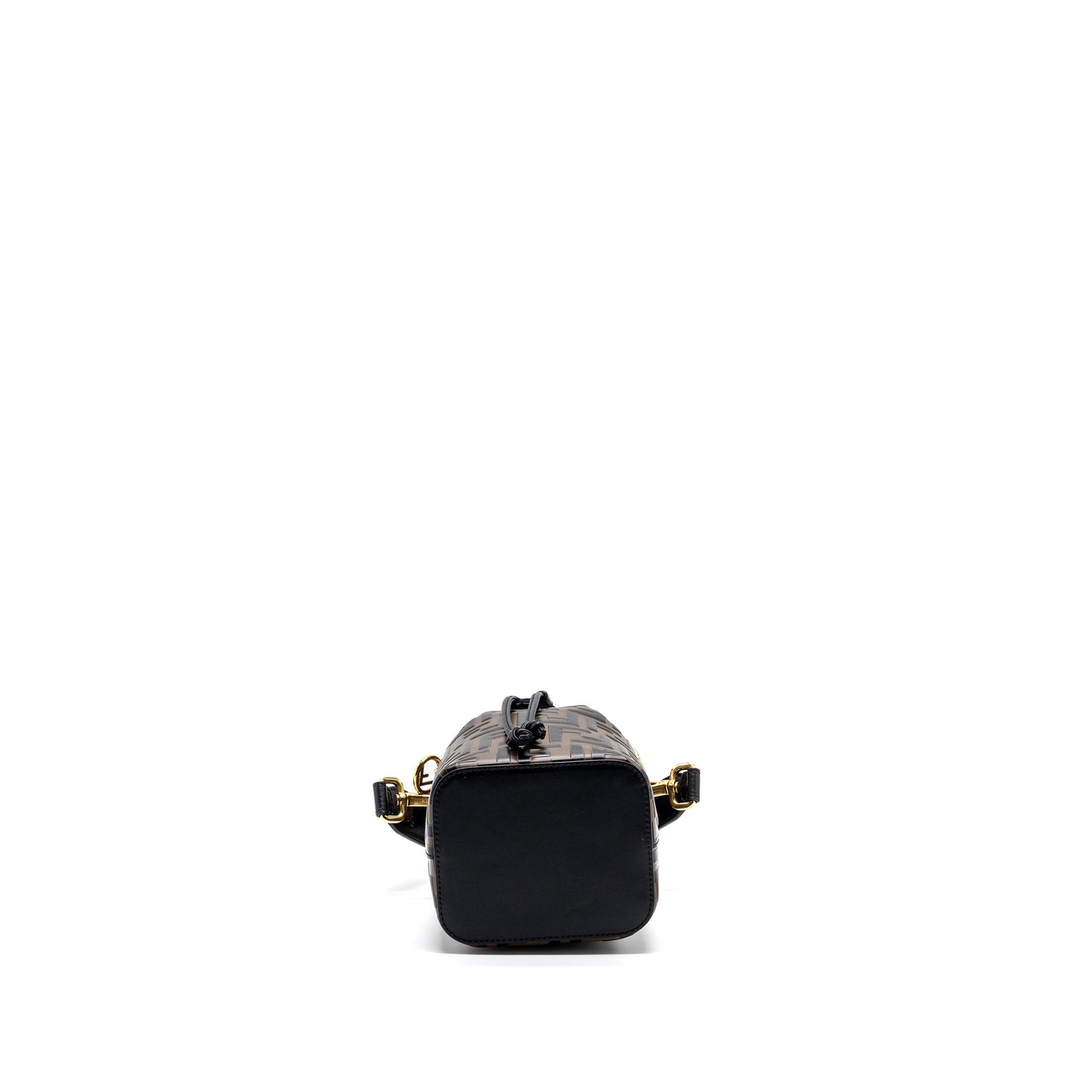 Fendi mini mon tresor bucket Purse calfskin brown / black