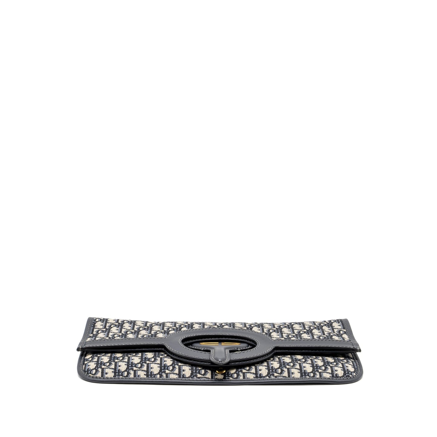 Dior Folder Clutch Blue Dior Oblique Canvas/Leather