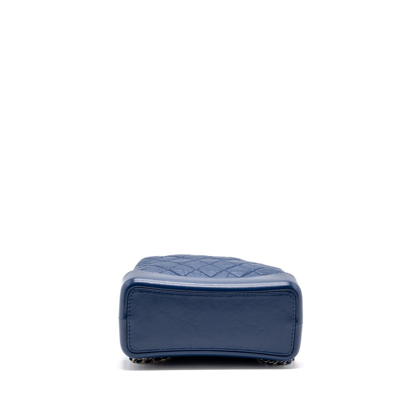 Chanel Medium Gabrielle Backpack Aged Calfskin Blue Multicolour Hardware