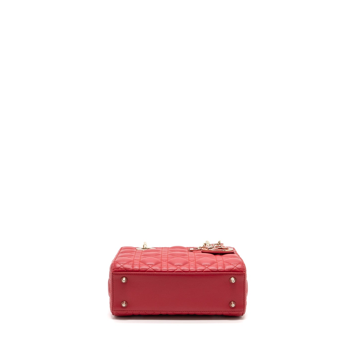 Dior Small Lady Dior Lambskin Red