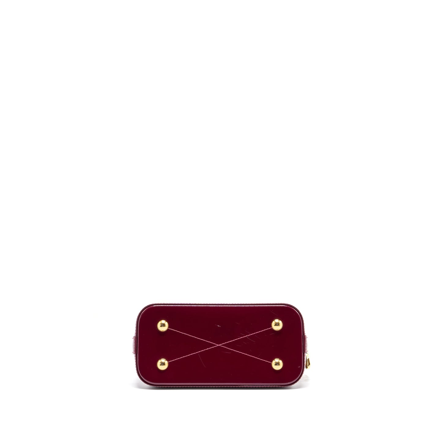 Louis Vuitton Alma Verni Miroir patent dark pink