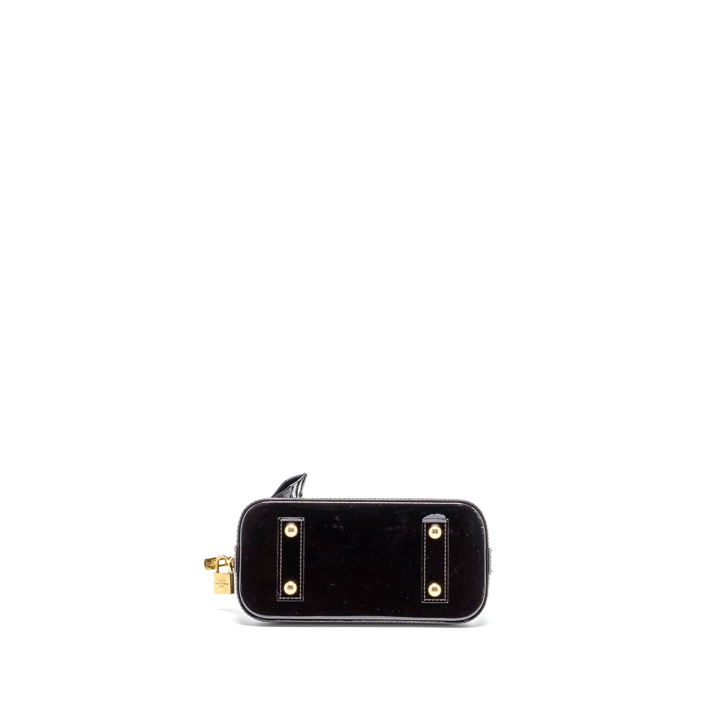 Louis Vuitton Alma Monogram Patent Amarante Purple