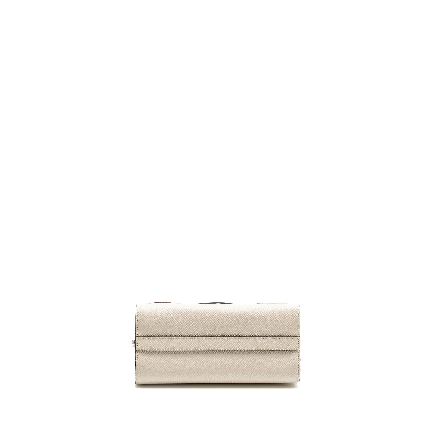 Prada Saffiano Robot Monochrom Crossbody Purse White
