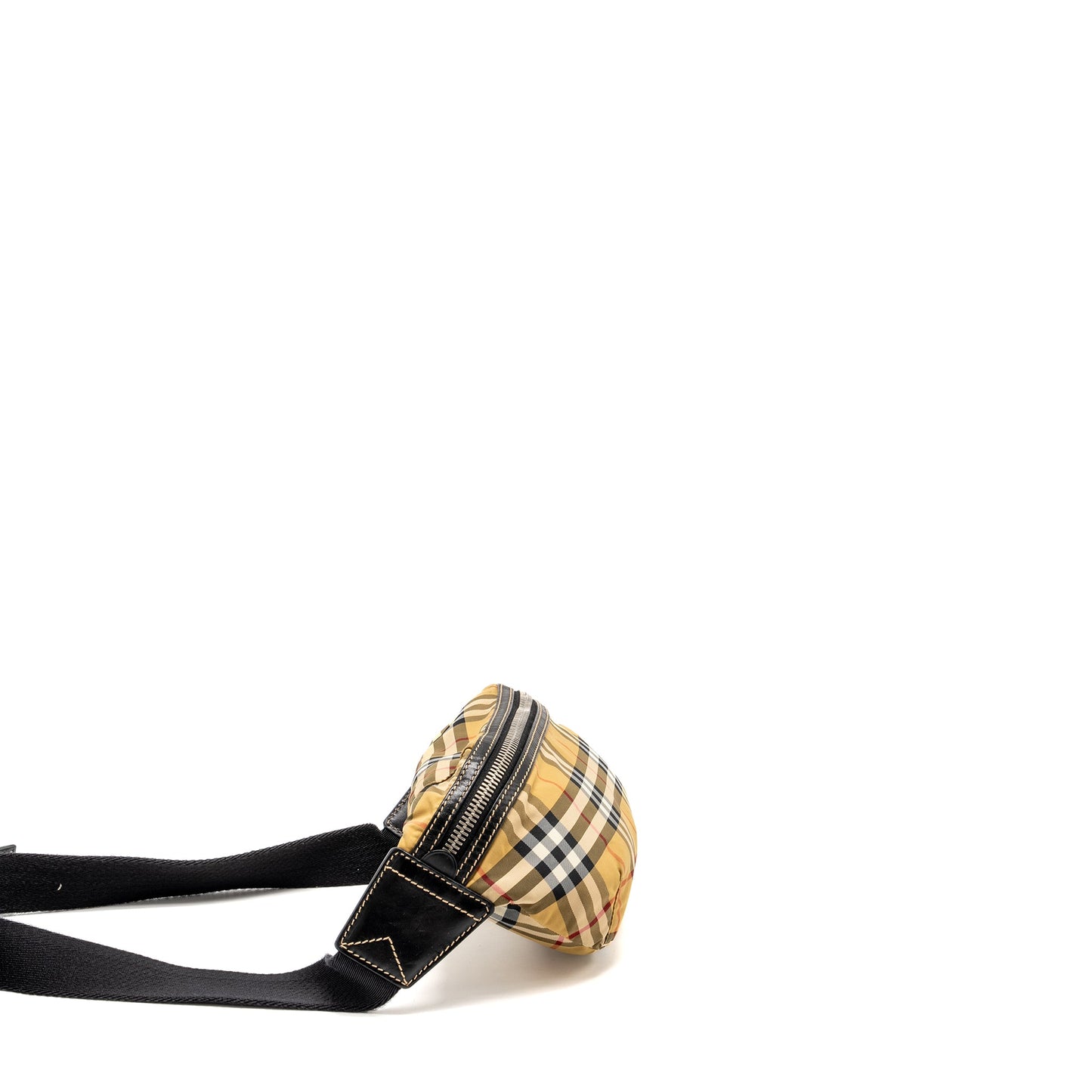 Burberry Belt Purse Check Nylon Multicolour
