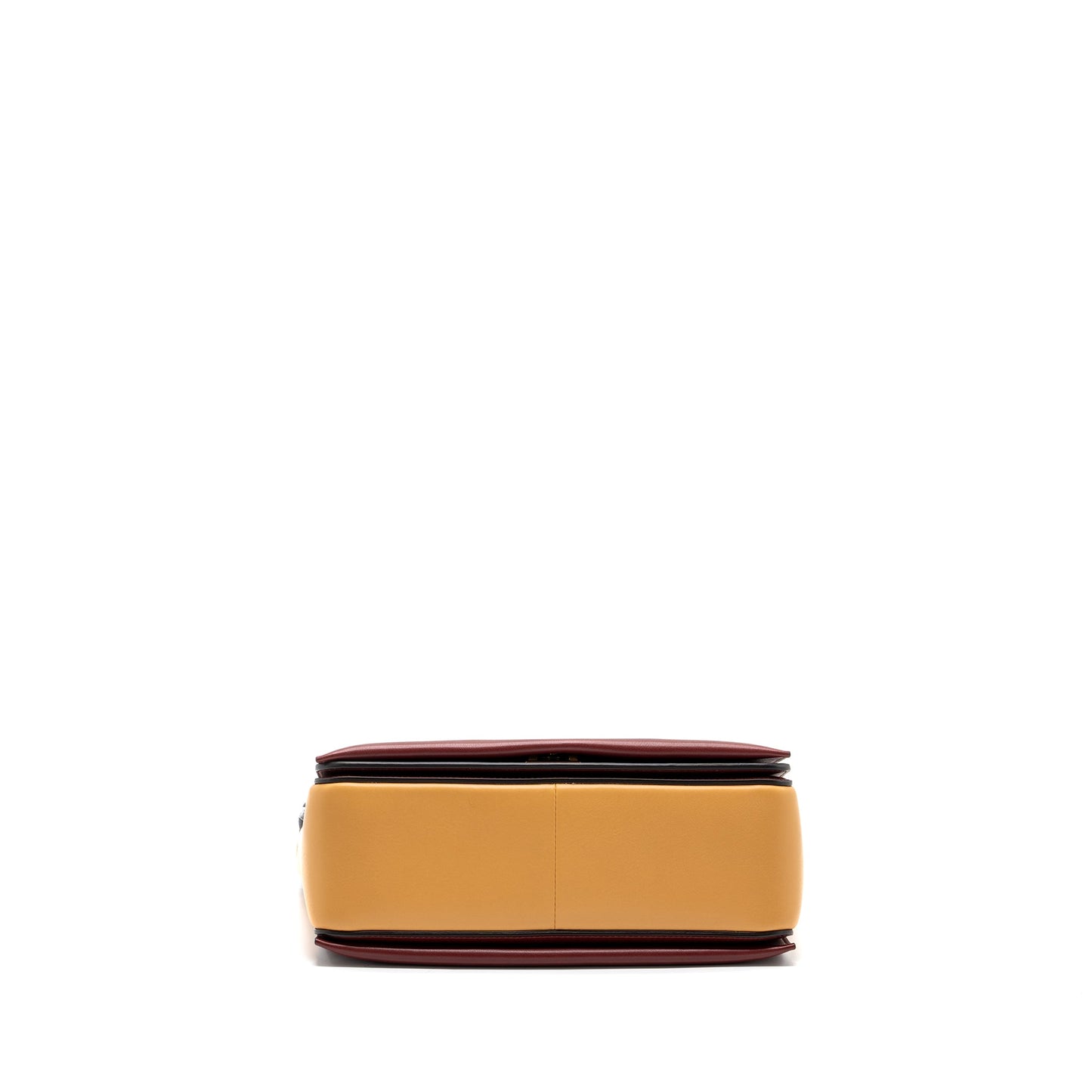 Celine frame Purse calfskin ruby / apricot