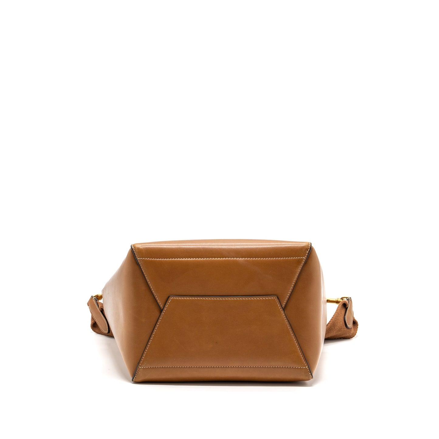Celine Sangle bucket Purse leather brown